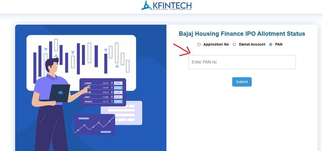 Bajaj Housing Finance Ipo Allotment Status KFinTech